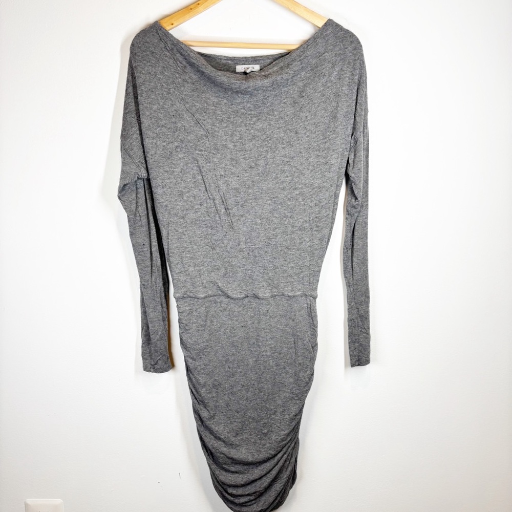 Athleta Long Sleeve Ruched Dress